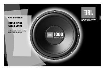 CS1014 CS1214 - Jbl