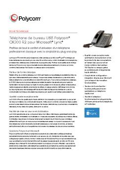 cx300-data-sheet-frf.. - Polycom