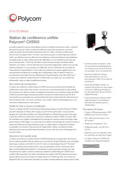 Station de conférence unifiée Polycom® CX5100 optimisée pour ...