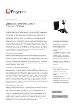Station de conférence unifiée Polycom® CX5500