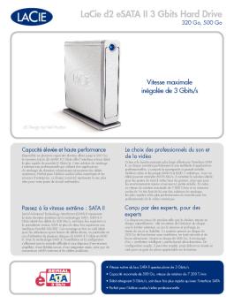 LaCie d2 eSATA II 3 Gbits Hard Drive