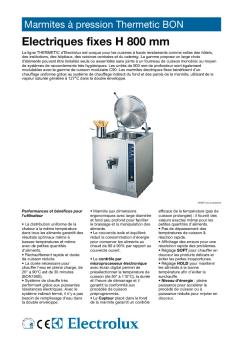Marmites à pression Thermetic BON