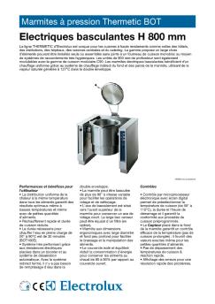 Marmites à pression Thermetic BOT