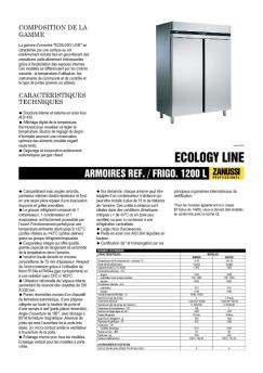 ARMOIRES REF. / FRIGO. 1200 L