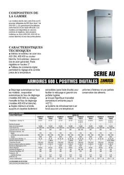 ARMOIRES 600 L POSITIVES DIGITALES