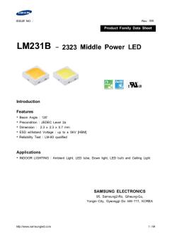 LM231B - 2323 Middle Power LED - Samsung