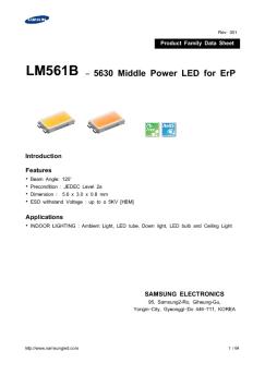 LM561B - 5630 Middle Power LED for ErP - Samsung