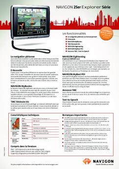 NAVIGON 25er Série