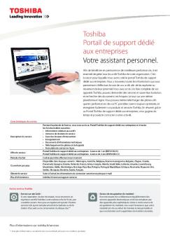 Toshiba Portail de support dédié aux entreprises Votre ...