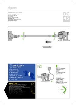 register important! - Dyson