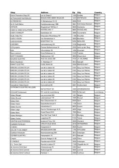 Shop Address Zip City Country - Samsung