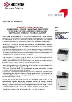 Télécharger cet article en PDF - Kyocera