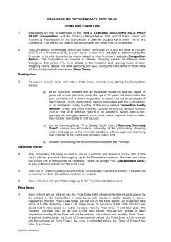 WIN A SAMSUNG DISCOVERY PACK PRIZE DRAW ...