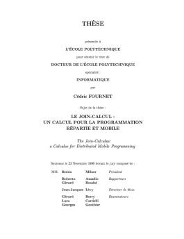 C dric FOURNET LE JOIN-CALCUL : UN CALCUL POUR ... - Microsoft