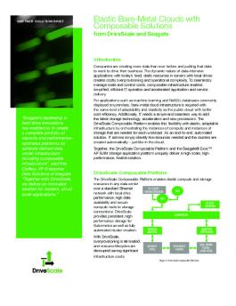 Drivescale Seagate Joint Solution Brief