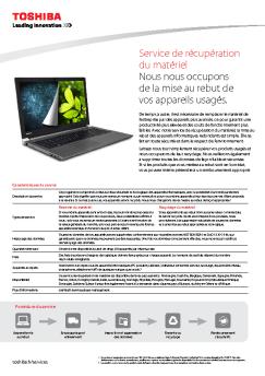 Service de récupération du matériel Nous nous occupons ... - Toshiba