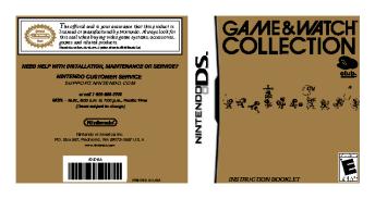 INSTRUCTION BOOKLET - Nintendo