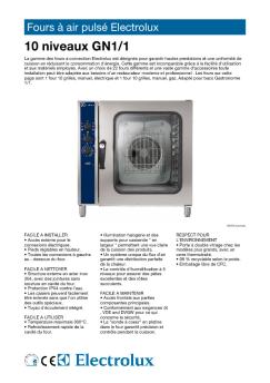 Fours à air pulsé Electrolux