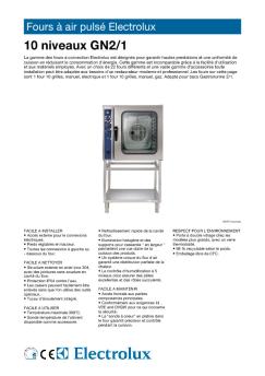 Fours à air pulsé Electrolux