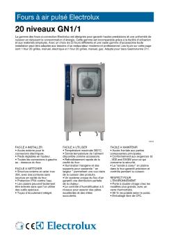 Fours à air pulsé Electrolux