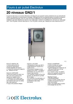 Fours à air pulsé Electrolux