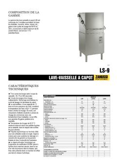 LAVE-VAISSELLE A CAPOT