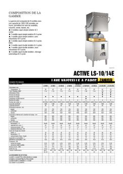 LAVE VAISSELLE A CAPOT