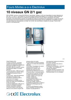 Fours Mixtes a-o-s Electrolux