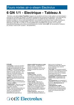 Fours mixtes air-o-steam Electrolux