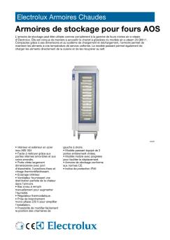 Electrolux Armoires Chaudes