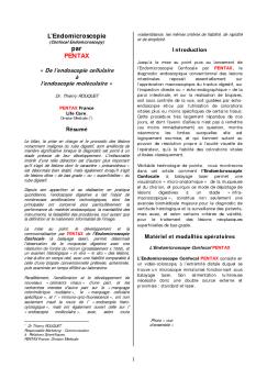 Endomicroscopie confocale