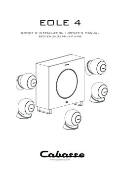 Eole 4 Manual Fr Gb De 2018 04 20