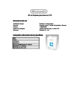 Es Kit De Limpieza Para Lentes De Wii