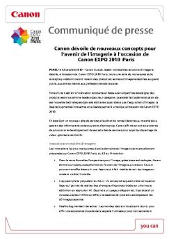 Communiqué de presse -  Canon France
