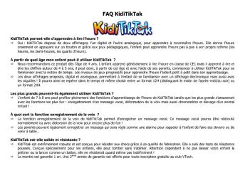 FAQ KidiTikTak