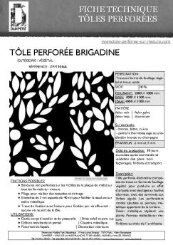 Fiche produit - Tôle perforée sur mesure