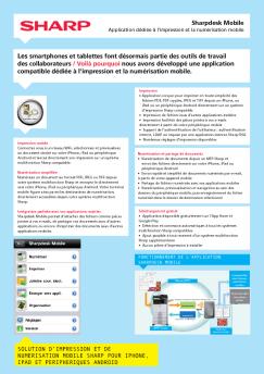Fiche solution - Sharpdesk Mobile