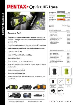 om pa ct umériqu e - Pentax