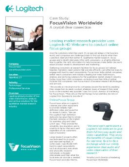 FocusVision Worldwide - Logitech