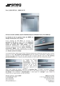 Four LINEA SFP140 – SMEG ELITE STYLE D'AVANT-GARDE ...