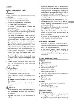 fr sécurité utilisation conforme description de l'appareil - De'Longhi