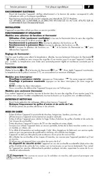 Tension puissance Voir plaque signalétique - Boulanger