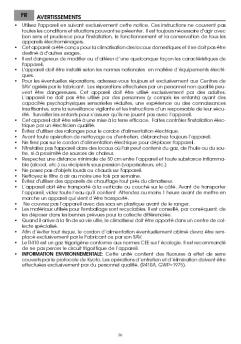 avertissements fr - De'Longhi