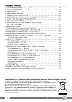 table des matières - De'Longhi