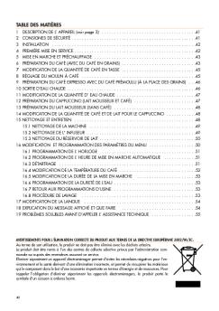 table des matières - De'Longhi