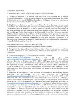 Calendrier​​de​​l'Avent - KitchenAid