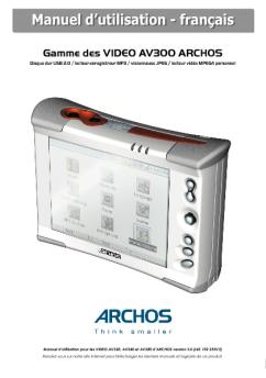 Manuel d'utilisation - français