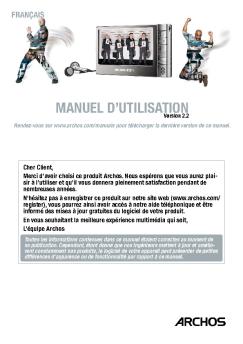 MANUEL D'UTILISATION