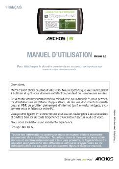 MANUEL D'UTILISATION Version 2.0