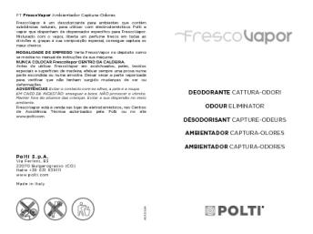 deodorante cattura-odori odour eliminator désodorisant capture ... - Polti